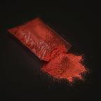 Fine Glow Pigment Red-Red 5–15 µm, 100 g in the dark, glowing reddish