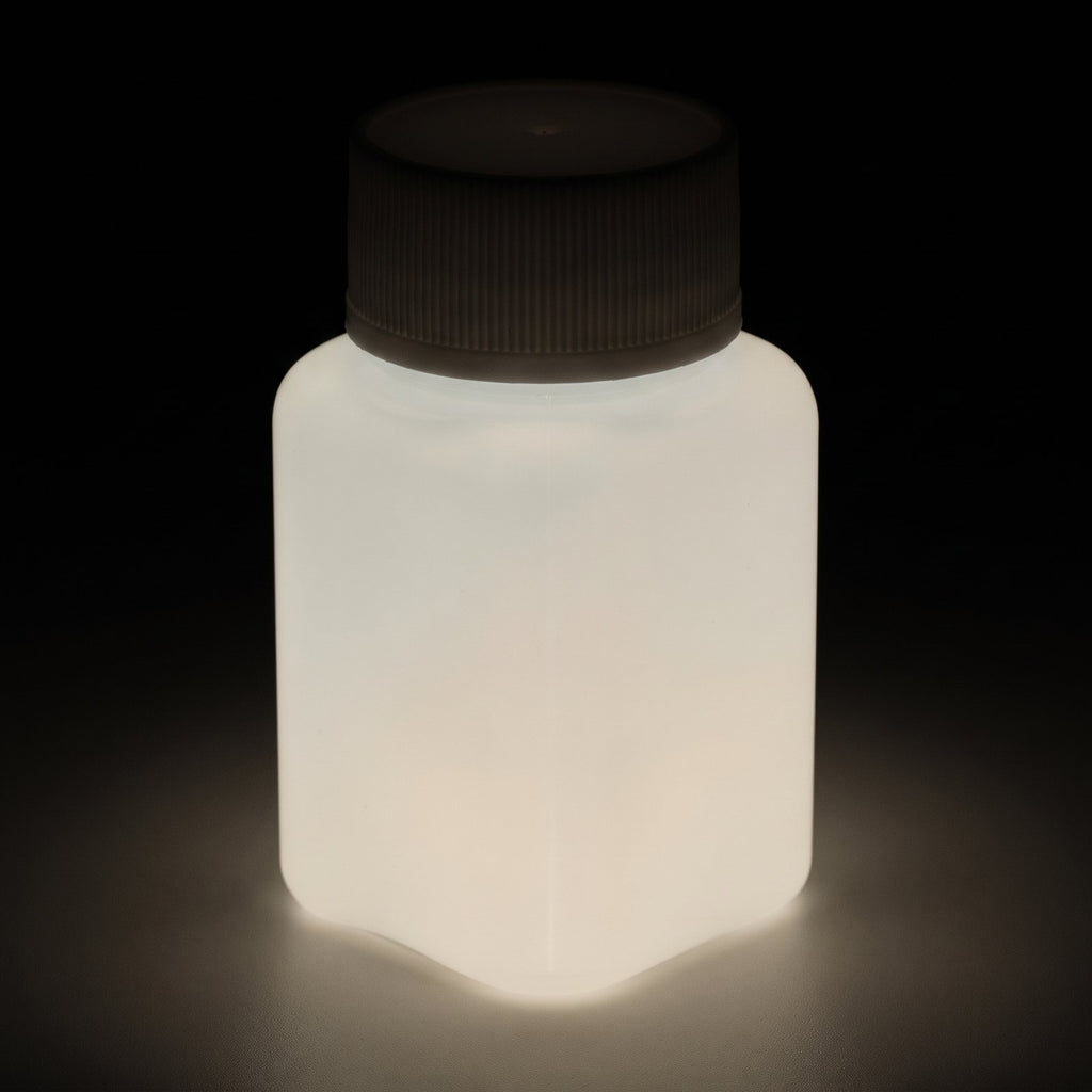 Glow in the Dark Paint Natural White 100 g in the dark, glowing white