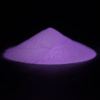 Glow in the Dark Powder Natural Ocean Pink 40 g in the dark, glowing violet