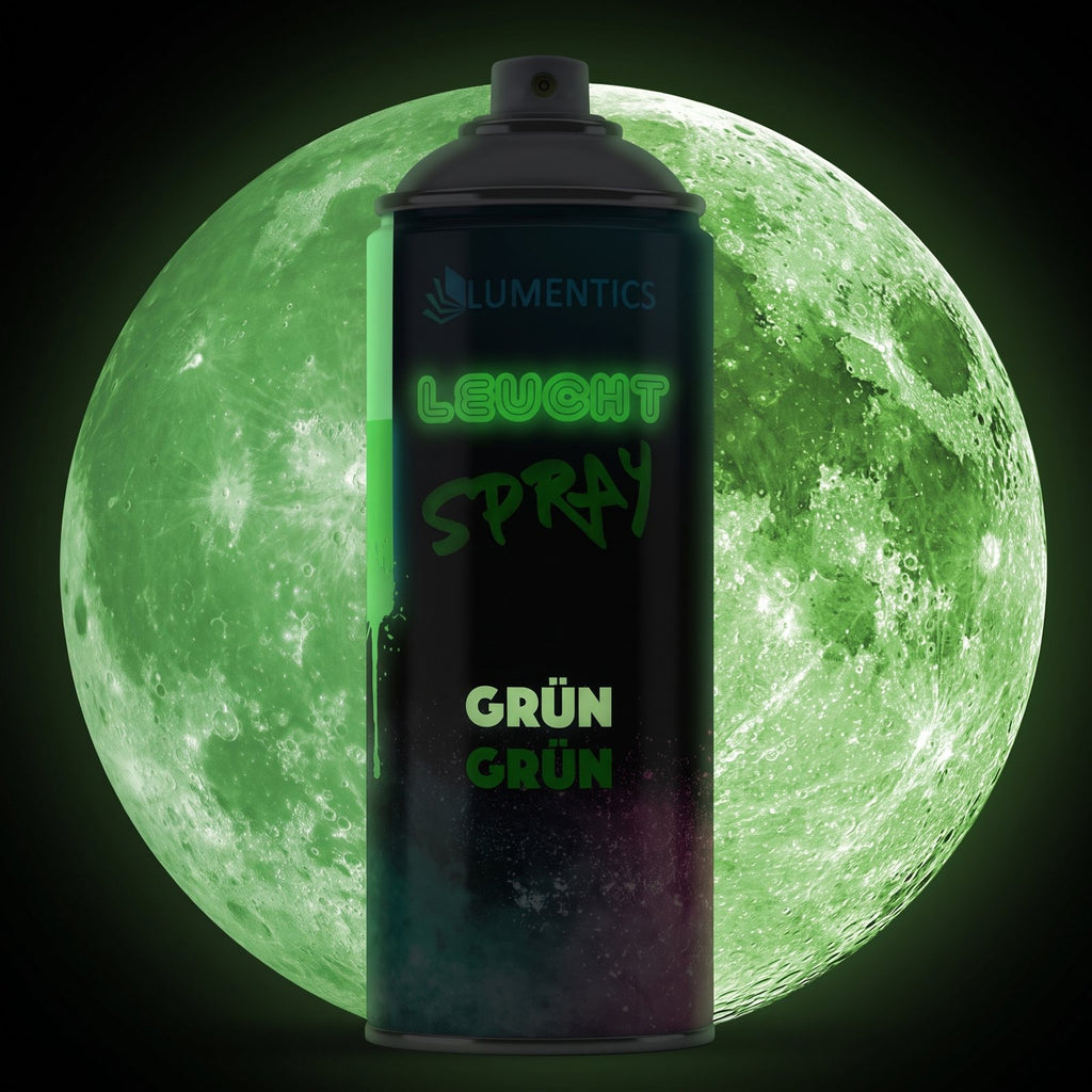 Glow Spray Green-Green 400 ml in the dark, glowing green