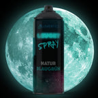 Glow Spray Natural Blue-Green 400 ml in the dark, glowing blue-green