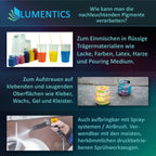 Glow powder Purple-Purple 40 g: processing: mix into liquid carriers, sprinkle onto sticky surfaces, apply by spray