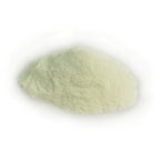 Glitter powder blue-green 50 g: small heap in daylight, pale yellow-green with fine glitter particles