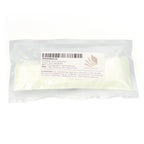 Glitter powder blue-green 50 g in the bag with label, glow colour stated as Blue-Green
