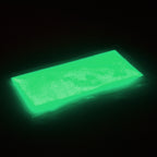 Glitter Powder Green 50 g: pouch glowing green in the dark