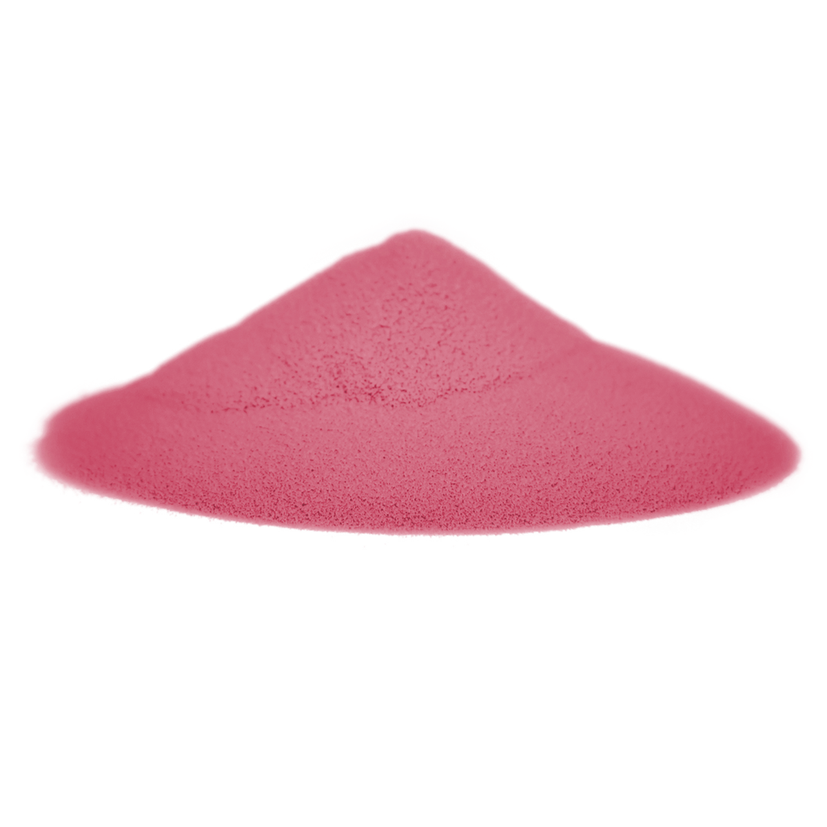 Glow in the Dark Powder Pink-Purple 40 g: pile of powder in daylight on white, pink