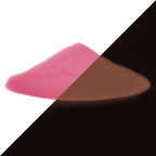 Glow in the Dark Powder Pink/Rose-Red 40 g: pink powder by day, faint reddish glow in the dark (split)