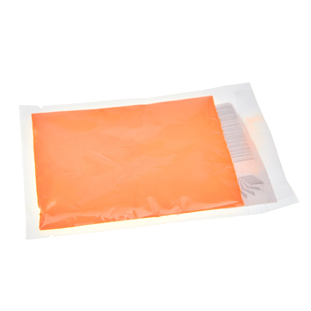 Bag of glow powder Orange 40 g in daylight, the powder is a strong orange