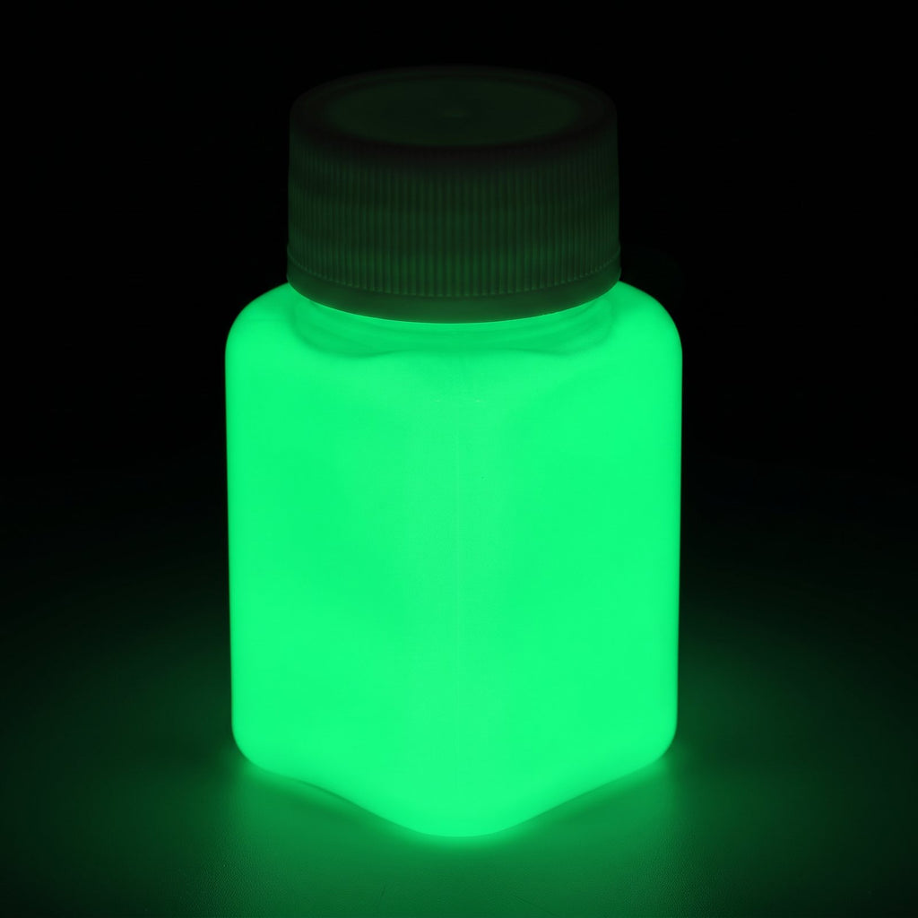 Glow in the Dark Paint Yellow 100 g in the dark, glowing yellow-green