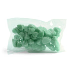 Glow Stones Blue-Green 300 g in the clear bag in daylight, blue-green