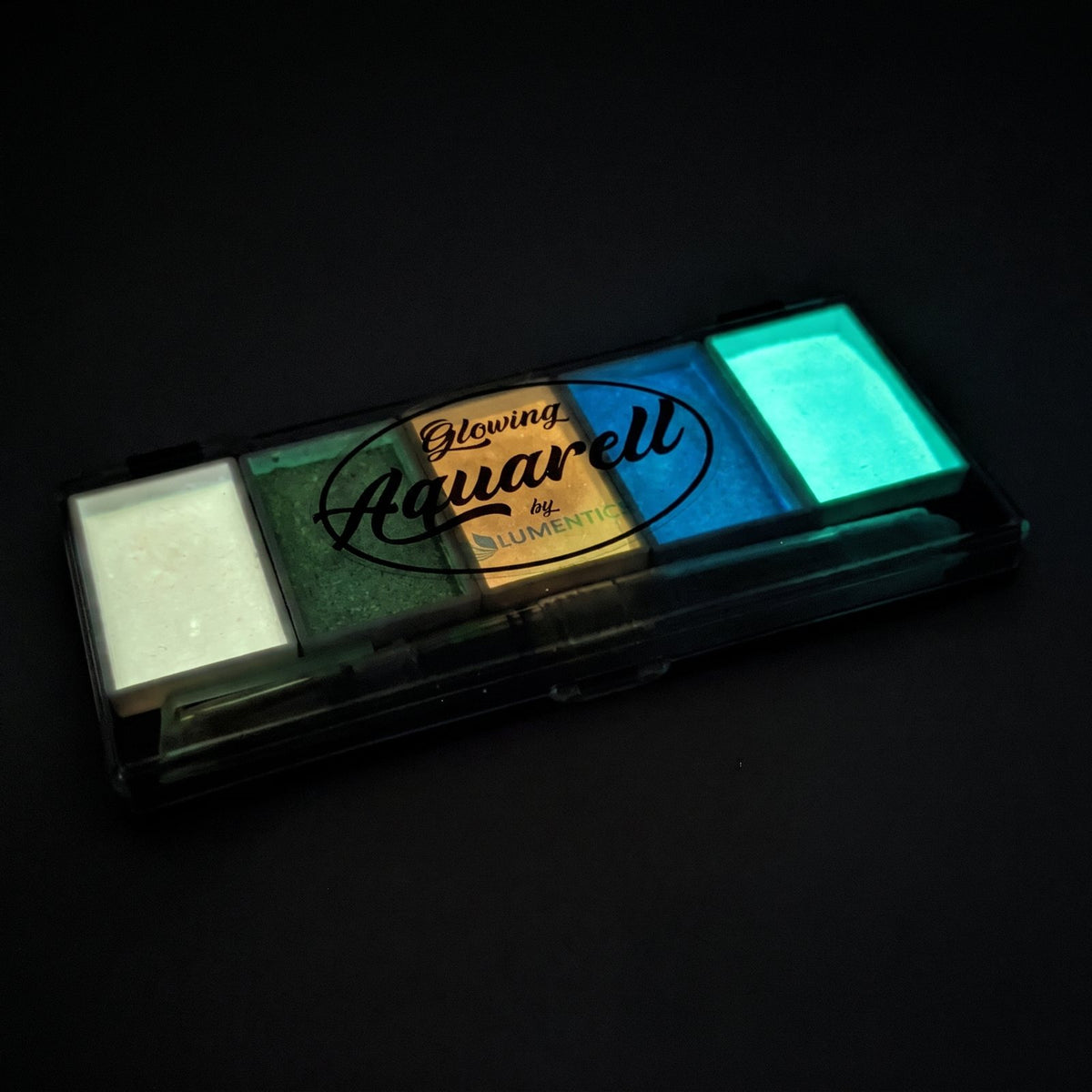 Glow Watercolour Set “Herbstzauber” in the dark, glowing