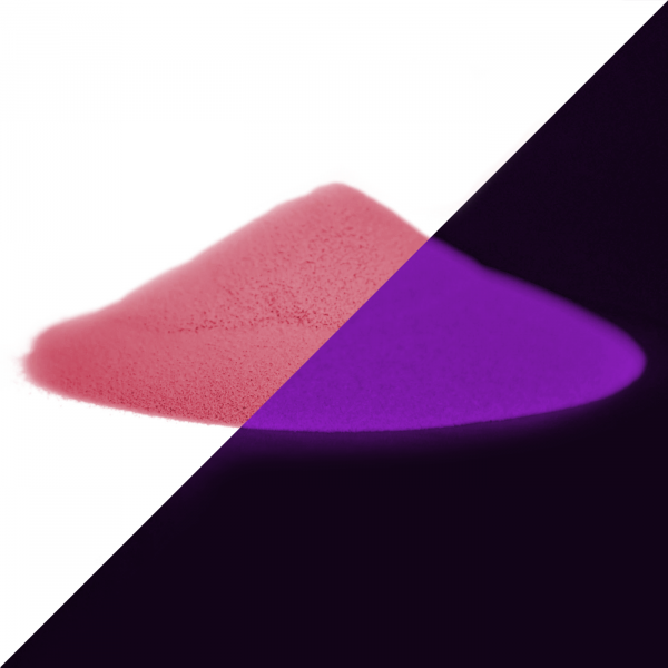 Luminous powder pink-purple 40 g - Phosphorescent pigments