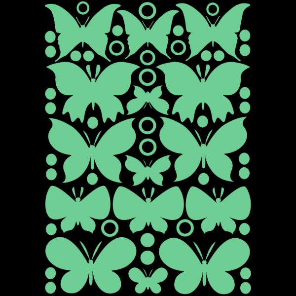 Luminous sticker - motif "Butterflies"