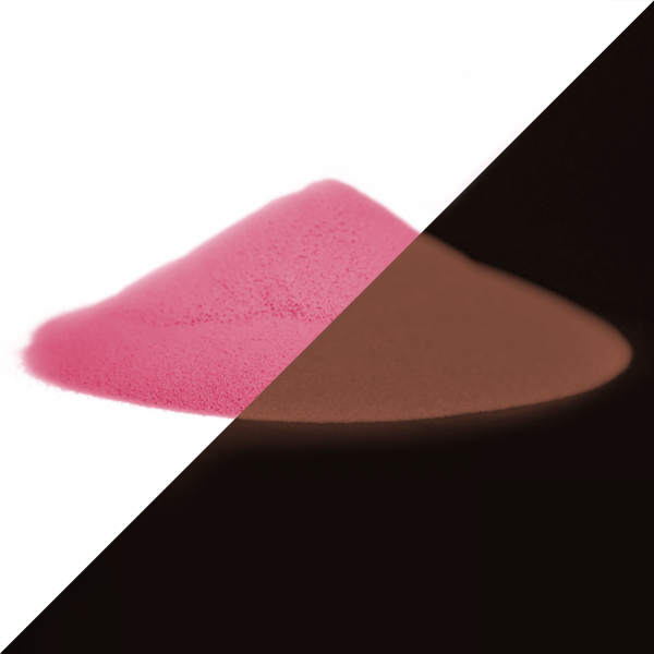 Luminous powder pink-rosered 40 g - Phosphorescent pigments